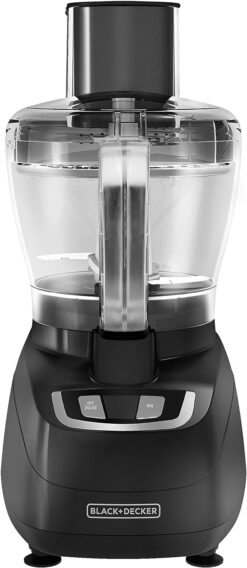 BLACK+DECKER 8-Cup Food Processor, Black, FP1600B