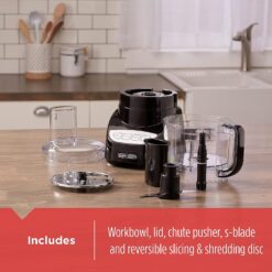BLACK+DECKER Easy Assembly 8-Cup Food Processor