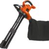 BLACK+DECKER Leaf Blower & Leaf Vacuum, 3-in-1, 12-Amp, 250-MPH, 400-CFM (BV6000)
