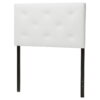 Baxton Studio Baltimore Upholstered Headboard, Queen, White