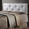 Baxton Studio Kirchem Upholstered Full White Headboard