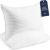 Beckham Hotel Collection Bed Pillows King Size Set of 2 - Down Alternative Bedding Gel Cooling Big Pillow for Back, Stomach or Side Sleepers