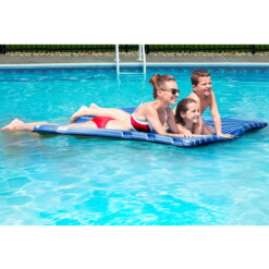 Big Joe Aquaria Roll-Up 2-Person Swimming Pool Soft Floating Luxury Lounge Float