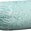 Big Joe Fuf Media Lounger Foam Filled Bean Bag Chair, Groovy Green Plush, Soft Polyester, 6 feet Giant