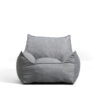 Big Joe Imperial Lounger Bean Bag Chair, Union 4ft, Gray