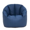 Big Joe Milano Outdoor Bean Bag Chair, Vinyl 2.5ft, Navy Marine
