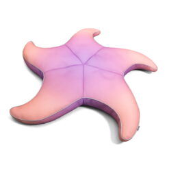 Big Joe Wavy Starfish No Inflation Needed Novelty Pool Float, Le Ombre Magenta Double Sided Mesh, 5ft Big