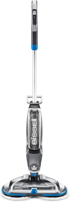 Bissell SpinWave Cordless Hard Floor Expert, 23159, Titanium With Electric Blue Accents