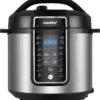 COMFEE’ Pressure Cooker 6 Quart with 12 Presets, Multi-Functional Programmable Slow Cooker, Rice Cooker, Steamer, Sauté pan, Egg Cooker, Warmer and More