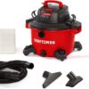 CRAFTSMAN CMXEVBE17594 12 Gallon 6.0 Peak HP Wet/Dry Vac, Portable Shop Vacuum with Attachments, Red