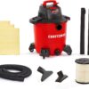 CRAFTSMAN CMXEVBE18590 9 Gallon 4.25 Peak HP Wet/Dry Vac, General Purpose Portable Shop Vacuum with 3 Dust Collection Bags and Attachments, Red