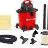 CRAFTSMAN CMXEVBE18690 9 Gallon 4.25 Peak HP Wet/Dry Vac, General Purpose Portable Shop Vacuum with Dusting Brush and Attachments, Red