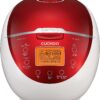 CUCKOO CR-0655F | 6-Cup (Uncooked) Micom Rice Cooker | 12 Menu Options: White Rice, Brown Rice & More, Nonstick Inner Pot, Designed in Korea | Red/White