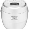 CUCKOO CR-1020F | 10-Cup (Uncooked) Micom Rice Cooker | 16 Menu Options: White Rice, Brown Rice & More, Nonstick Inner Pot, Designed in Korea | White