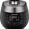 CUCKOO CRP-RT0609FB | 6-Cup (Uncooked) Twin Pressure Rice Cooker & Warmer | 12 Menu Options: High/Non-Pressure Steam & More, Made in Korea | Black