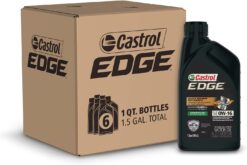 Castrol EDGE 10W-16 Advanced Full Synthetic Motor Oil, 1 Quart, Pack of 6