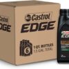 Castrol EDGE 10W-40 Advanced Full Synthetic Motor Oil, 1 Quart, Pack of 6
