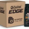 Castrol Edge Euro 0W-40 A3/B4 Advanced Full Synthetic Motor Oil, 1 Quart, Pack of 6