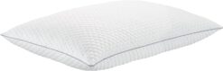 Columbia Comfort Ice Fiber Soft Down Alternative Bed Pillow - Instant Cooling 2 Sided Ice Fiber Cover - Supportive & Cozy Polyester Fiber - Back & Stomach Sleeper, Standard/Queen