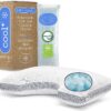 Coop Home Goods Eden Cool+ Cut-Out Pillow, Queen Size Plus Shaped Memory Foam with Cooling Gel, Side Sleeper Pillows for Pain Relief, Adjustable Neck Support for Sleeping, CertiPUR-US/GREENGUARD Gold