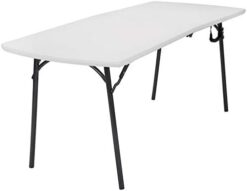 CoscoProducts Diamond Series 300 lb. Weight Capacity Folding Table, 6 X 30, White
