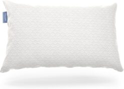 Cosy House Collection Luxury Bamboo Viscose Shredded Memory Foam Pillow - Adjustable & Removable Fill - Soft, Cool & Breathable Cover with Zipper Closure for Side, Back, & Stomach Sleepers (Queen)