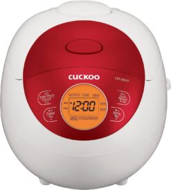 Cuckoo CR-0351F Electric Heating Rice Cooker (Red), 7.80 x 8.90 x 11.50