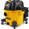 DEWALT 9 Gallon DXV09PZ New Version Poly Wet/Dry Vac, Heavy Duty Shop Vacuum for Jobsite/Workshop, Yellow