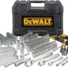 DEWALT Mechanics Tool Set, 1/4" & 3/8" & 1/2" Drive, SAE/Metric, 205-piece (DWMT81534)