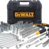 DEWALT Mechanics Tool Set, 1/4 and 3/8 Inch Drive, SAE, 172-Piece (DWMT81533)