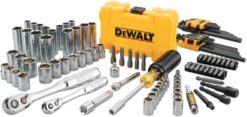 DEWALT Mechanics Tools Kit and Socket Set, 1/4