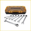 DEWALT Ratcheting Wrench Set, Metric, 8-Piece (DWMT74734)