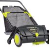 Earthwise LSW70021 21-Inch Leaf & Grass Push Lawn Sweeper, Width, Black