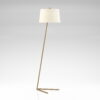 Evelyn&Zoe Marcus Metal Floor Lamp with Linen Shade