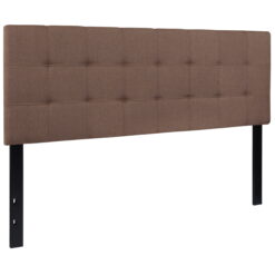 Flash Furniture Bedford Tufted Upholstered Queen Size Headboard in Camel Fabric