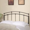Full/Queen Metal Arched Headboard Black