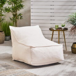 GDF Studio Lilac 3 Ft Water Resistant Fabric Bean Bag Chair, Khaki