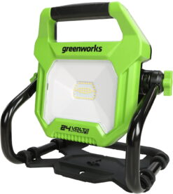 Greenworks 24V AC/DC 2000-Lumen LED Work Light (Tool-Only), 3502302AZ