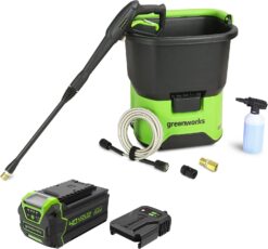 Greenworks 40V Cordless Pressure Washer 4Ah USB Battery Included (PWMA Certified)