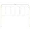 Hillsdale Furniture Jocelyn Vintage Metal Full Headboard, Soft White