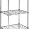 Honey-Can-Do SHF-01054 5-tier chrome shelving unit, 250 lbs