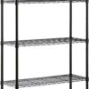 Honey-Can-Do SHF-01442 Storage Shelving, 5-Tier, Black