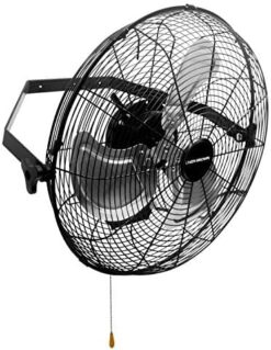 KEN BROWN 18 Inch High Velocity Industrial Wall Mounted Fan 4012CFM 3 Speed for Industrial, Commercial, Residential, and Shop Use - ETL Safety Listed