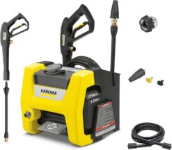 Kärcher - K1700 Cube TruPressure Electric Pressure Washer - 1700 PSI / 2125 Max PSI Power Washer - With 3 Nozzles for Cleaning Cars, Siding, Driveways, Fencing, & More - 1.2 GPM