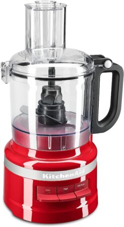 KitchenAid KFP0718ER 7-Cup Food Processor Chop, Puree, Shred and Slice - Empire Red