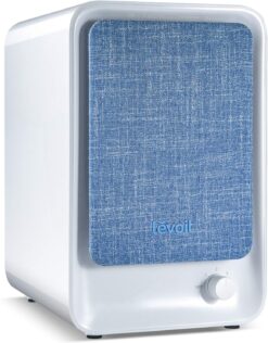 LEVOIT Air Purifiers for Bedroom Home, HEPA Freshener Filter Small Room for Smoke, Allergies, Pet Dander, Pollen, Odor, Dust Remover, Ozone Free, Quiet, Desktop, Office, Table Top, LV-H126, Blue