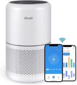 LEVOIT Air Purifiers for Home Bedroom, Smart WiFi, Auto Mode, Covers Up to 1095 Sq.ft for Home Large Room, Quiet Cleaner for Pets, Allergies, Dust, Smoke, White Noise, Core 300S, White