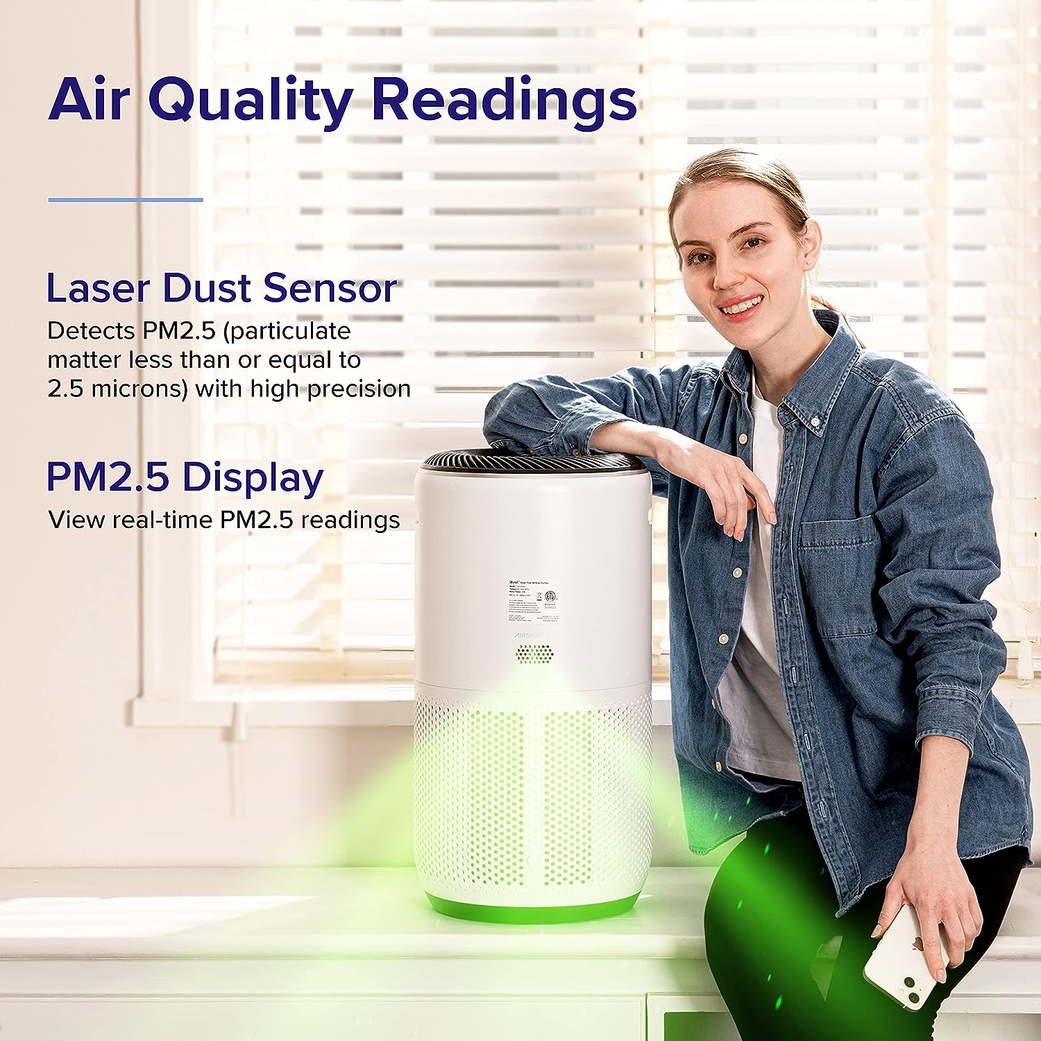 LEVOIT Air Purifier for Home Large Room, White & Air Purifiers for