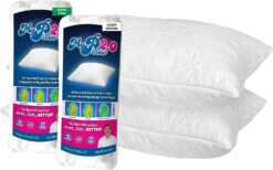 MyPillow 2.0 Cooling Bed Pillow, 2-Pack - Queen 1 Medium, 1 Firm