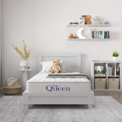 NapQueen 6 Inch Innerspring Queen Size Medium Firm Support Relief Mattress, Bed in a Box
